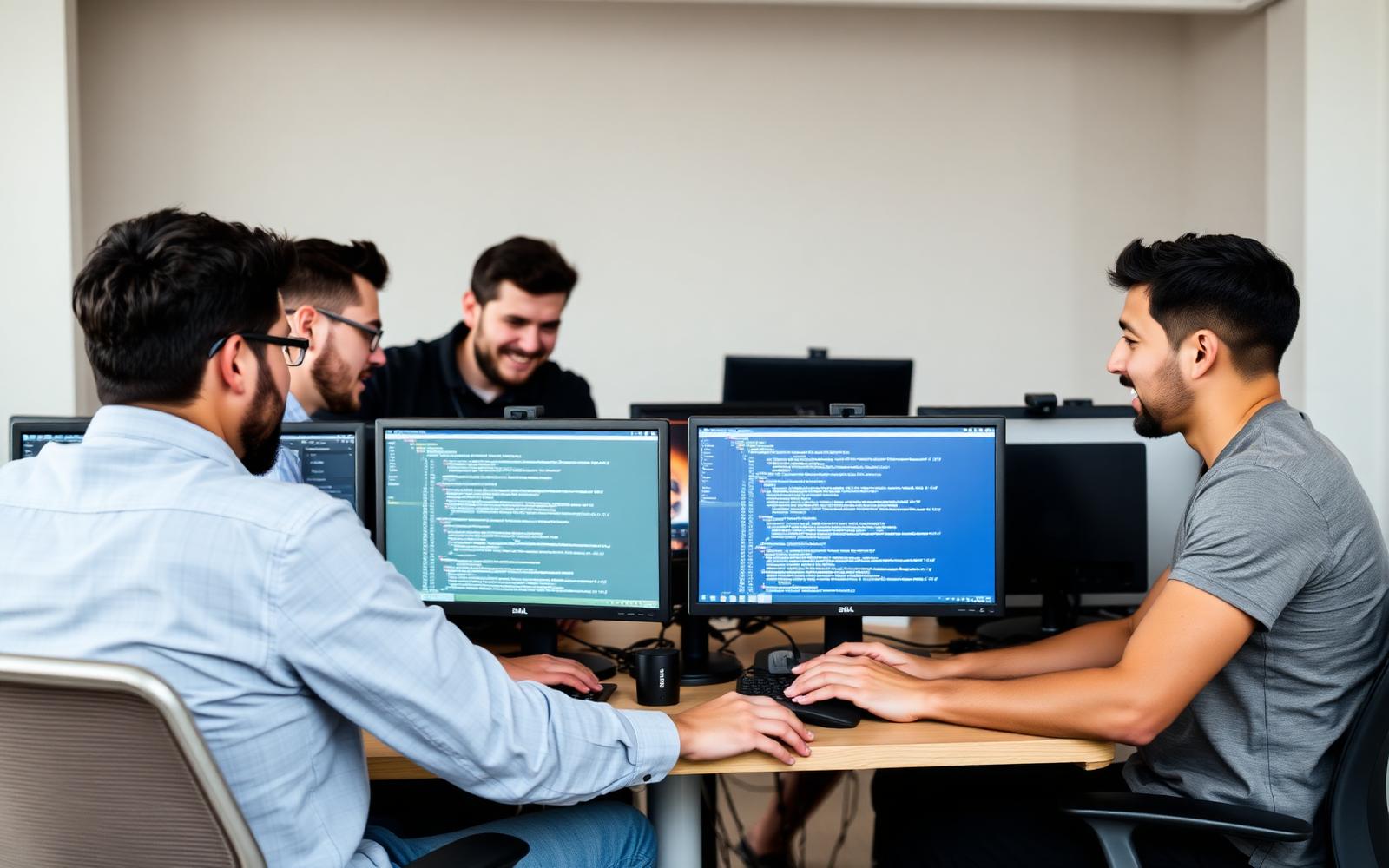 Engineers at GEEL VENTURES collaborating